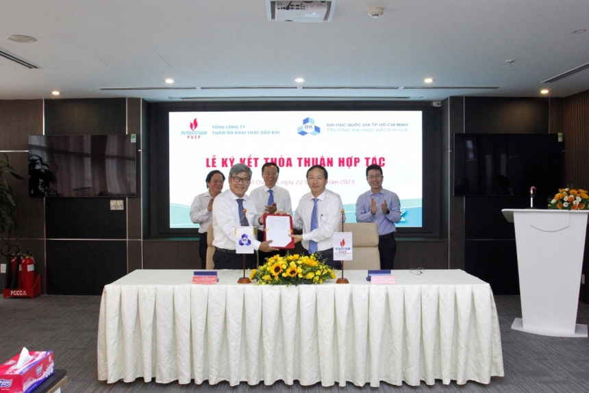 PVEP ký thỏa thuận hợp tác với Trường Đại học Bách Khoa - ĐHQG Tp. HCM