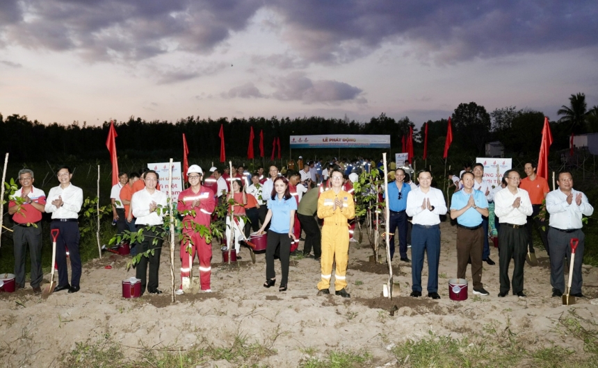 Petrovietnam phát động trồng cây phục hồi rừng trên đất ngập nước