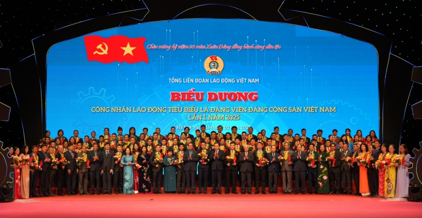Hai công nhân lao động Dầu khí được biểu dương "Đảng viên công nhân lao động tiêu biểu toàn quốc năm 2025"