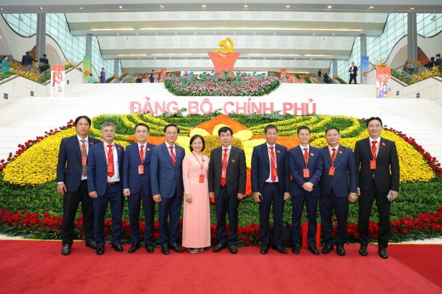 Đoàn đại biểu Đảng bộ Petrovietnam dự Đại hội Đảng bộ Chính phủ lần thứ I, nhiệm kỳ 2025-2030