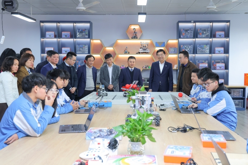 PVN/PVEP khánh thành Phòng thực hành giáo dục STEM tại Trường THPT Chuyên Bắc Ninh